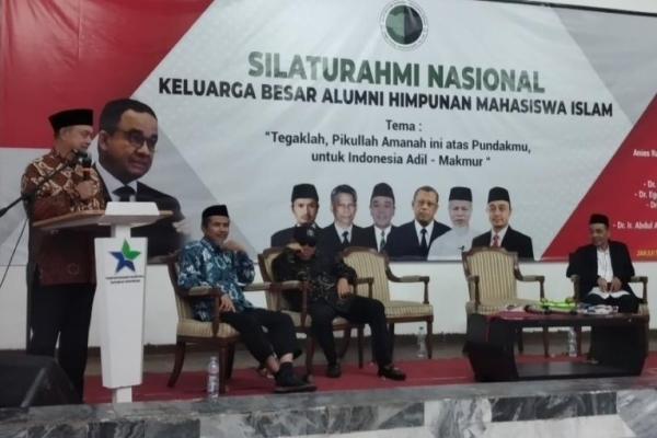 Anies pun berharap dukungan dari para seniornya di KAHMI terus meningkat dan bertambah solid  agar dia dapat memenangkan kontestasi.