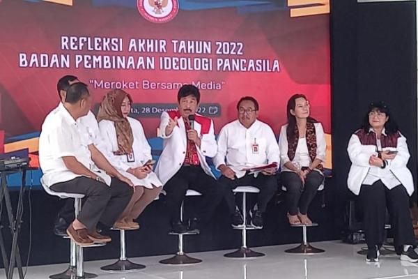 BPIP Refleksi Akhir Tahun 2022, Pancasila Membumi Bersama Media