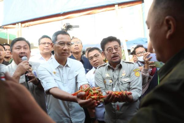 Mentan Syahrul Pastikan Ketersediaan Bawang dan Cabai Merah Jabodetabek Aman