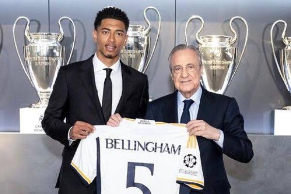 Jude Bellingham dipastikan bakal mengenakan nomor punggung 5 di klub barunya Real Madrid