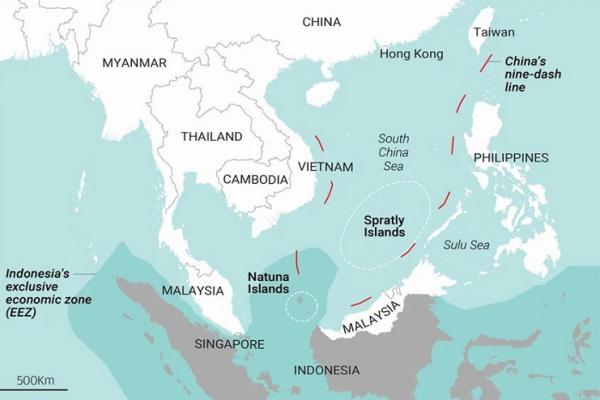 Tiga Negara Asean Tolak Peta Laut China Selatan Terbaru