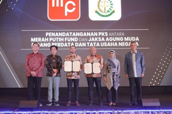 Merah Putih Fund (MPF) menjalin kerja sama dengan Jaksa Agung Muda Bidang Perdata dan Tata Usaha Negara (Jamdatun) untuk amankan pengelolaan aset BUMN terkait Dana Ventura. 