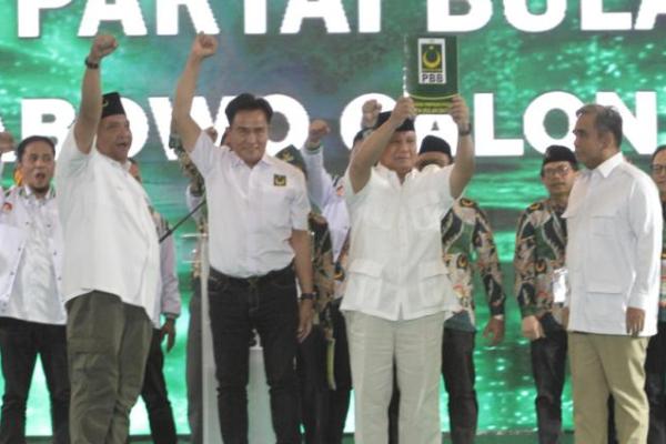 PBB resmi memproklamirkan dukungan untuk Prabowo sebagai capres dalam acara Hari Ulang Tahun  (HUT) ke-25 PBB.