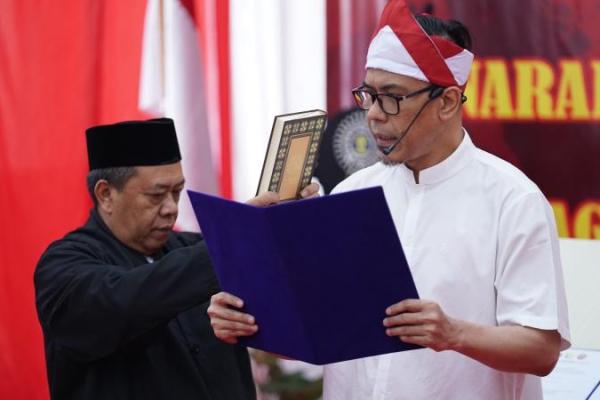 Hal itu dilakukan Munarman di Lembaga Pemasyarakatan (Lapas) Kelas IIA Salemba, Jakarta Pusat, Selasa (8/8).