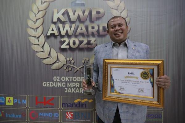 Fraksi PKB mendapatkan penghargaan sebagai Fraksi Peduli Isu Pembangunan dan Kesejahteraan Desa, dari Koordinatoriat Wartawan Parlemen (KWP) dalam ajang KWP Award 2023.