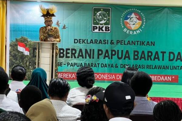 Dihadiri Gus Halim, Relawan BERANI Papua Barat Daya Deklarasi Sekaligus ...