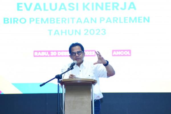 Sekjen DPR Aprsesiasi Kinerja Biro Pemberitaan: Output 2023 Membanggakan