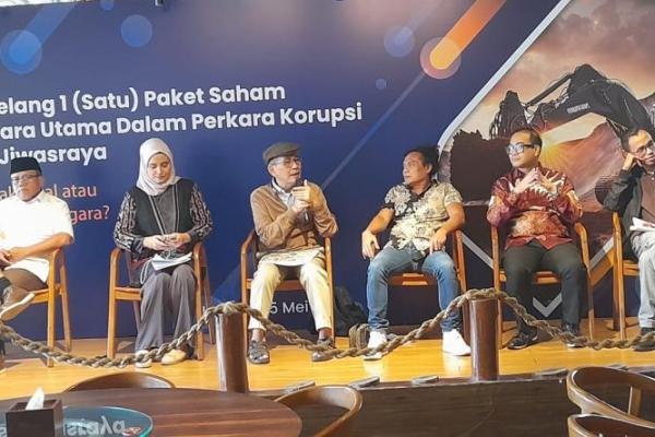 KSST ikut dalam diskusi Membedah Lelang Satu Paket Saham PT Gunung Bara Utama dalam Perkara Korupsi PT Asuransi Jiwasraya