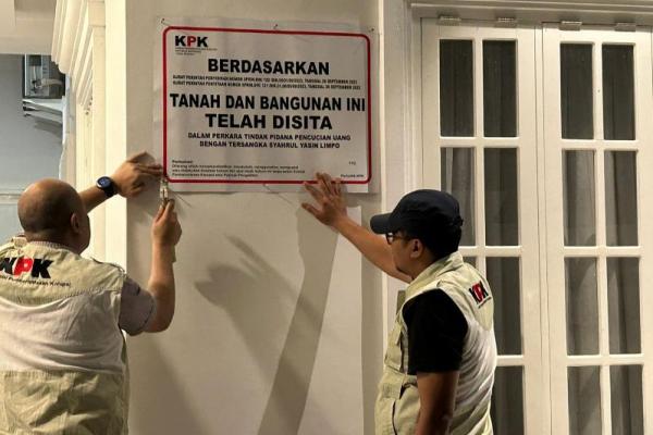 Penyitaan rumah tersebut berkaitan dengan kasus SYL.