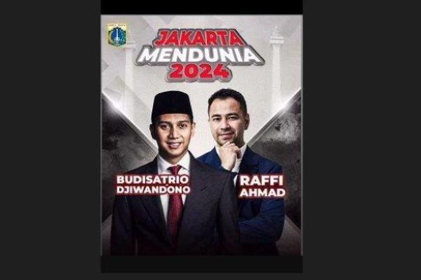 Saya dengar ada opsi mas Budisatrio mau di dorong kemudian berpasangan dengan Raffi Ahmad, ini kan masih usulan, yang saya kira masih sangat dinamis ya, ya tentu nama-nama tersebut bisa kita pertimbangkan.