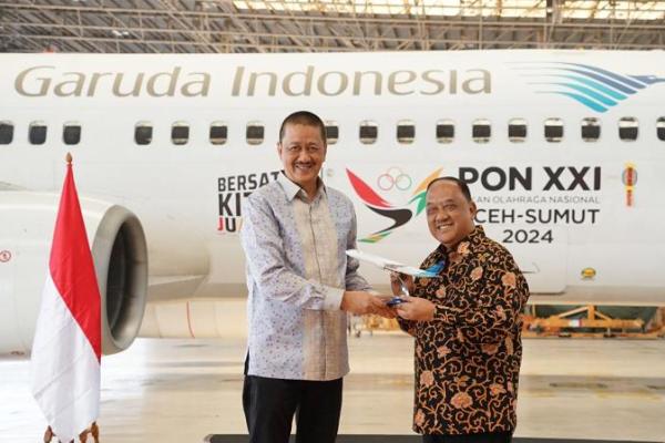 Garuda Indonesia secara resmi menjadi mitra resmi KONI pada penyelenggaraan berbagai event olahraga nasional dengan periode perjanjian selama 4 tahun hingga 13 Mei 2028 mendatang