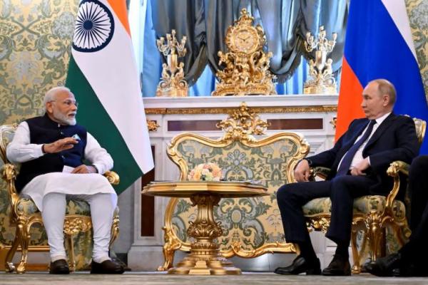 Bertemu Putin, Modi Nyatakan Hatinya Terluka atas Serangan Rusia di RS Anak Ukraina