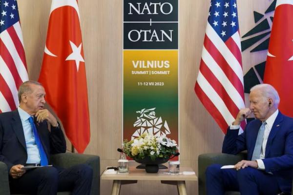 Erdogan Sebut Biden dan AS Terlibat dalam Dugaan Kejahatan Perang Israel