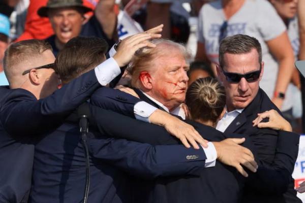 Rapat Umum Rusuh karena Penembakan, Mantan Presiden Trump Dinyatakan Selamat