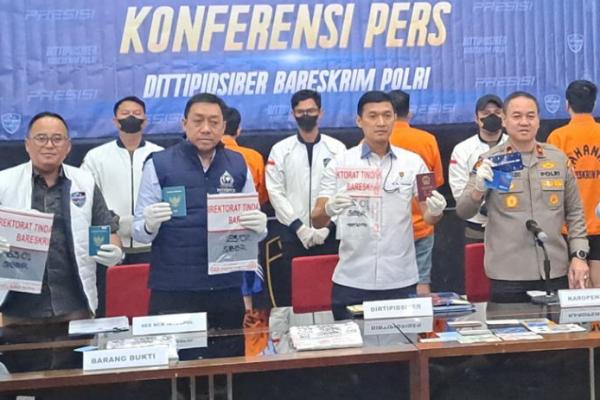 Empat orang ditangkap dikasus scam online jaringan internasional modus lowongan pekerjaan paruh waktu