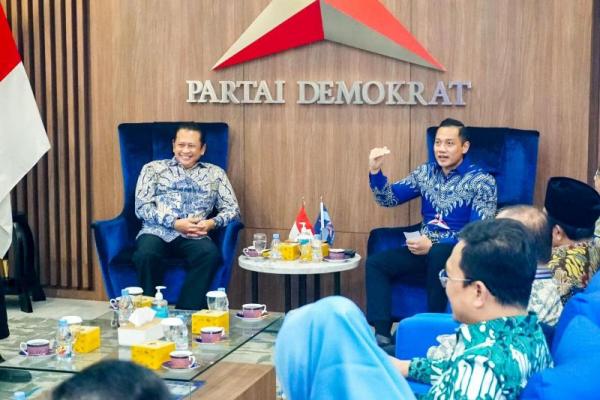 Bertemu Ketua Umum Partai Demokrat, Ketua MPR Terima Aspirasi Evaluasi Sistem Pemilu dan Demokrasi