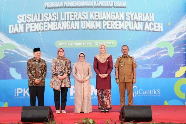 OJK dan PNM Gelar Literasi Keuangan Syariah ke Pelaku Usaha Ultra Mikro di Aceh