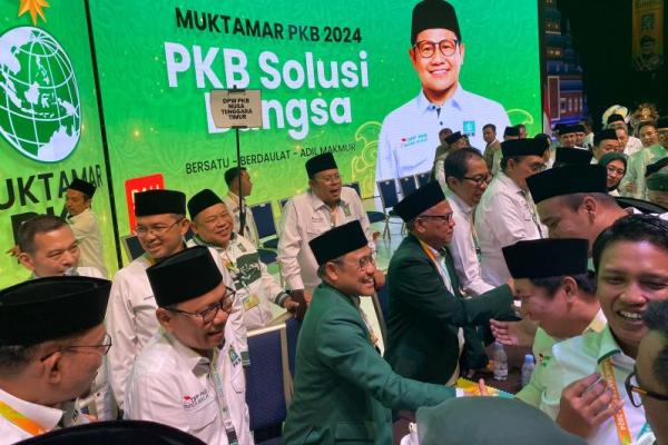 Abdul Muhaimin Iskandar kembali terpilih sebagai Ketua Umum Partai Kebangkitan Bangsa (PKB), setelah forum Muktamar PKB yang berlangsung di Nusa Dua, Bali, pada Sabtu (24/8) melakukan kesepakatan secara aklamasi.