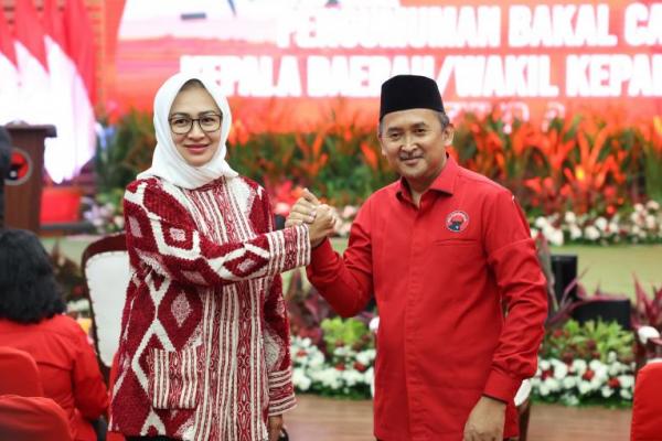 Ketua Umum DPP Partai Demokrasi Indonesia Perjuangan (PDIP) Prof. Dr. (H.C) Megawati Soekarnoputri meminta Bakal Calon Gubernur Banten 2024 Airin Rachmi Diany untuk memprioritaskan agenda penihilan stunting jika terpilih nanti.