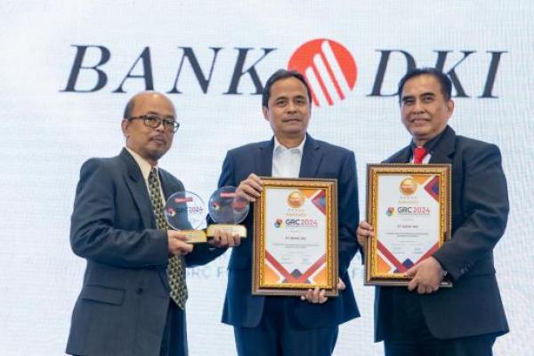 Sukses, Bank DKI Langsung Sabet Tiga Penghargaan Ini