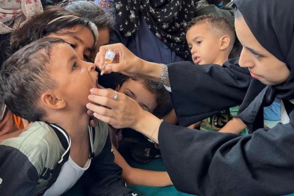 UNRWA Ulangi Seruan Gencatan Senjata untuk Lancarkan Vaksin Polio terhadap 640 Ribu Anak Gaza