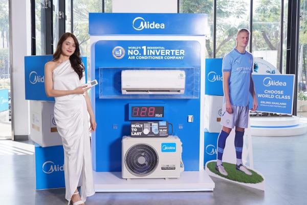 AC Midea Split Inverter dilengkapi fitur iECO Mode yang memungkinkan pendinginan selama 8 jam dengan konsumsi listrik hanya 1,18 kWh