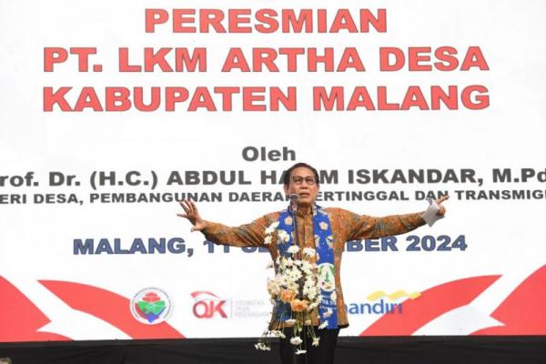 Gus Halim Didapuk Sebagai Bapak Bumdesa Bersama Lkd