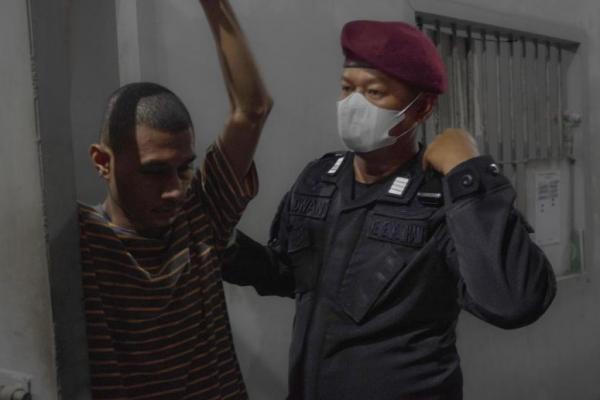 Sinergi dengan APH, Lapas Tarakan Gelar Razia Gabungan