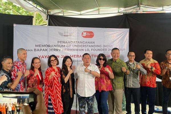 Yayasan JHL Merah Putih Kasih Ajak Tenant Dukung Percetakan 1.000 Sarjana Pertanian