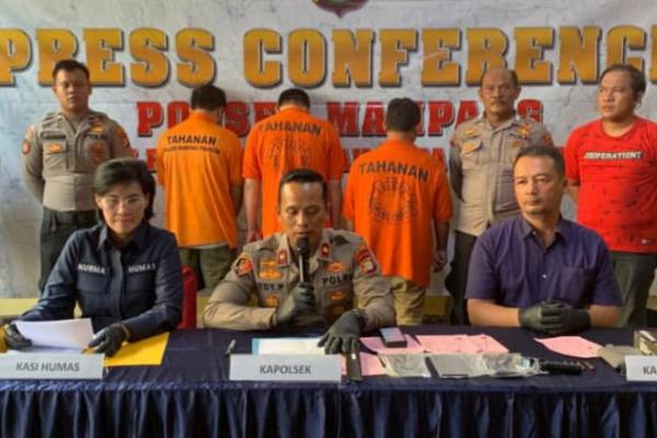 Tiga pelaku spesialis pencurian kendaraan roda empat, khususnya bak terbuka diringkus