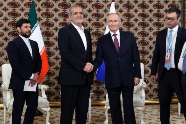 Putin Perkuat Hubungan Rusia dengan Presiden Iran dalam Pertemuan Asia Tengah