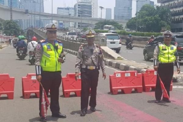 Lusa Pelantikan Presiden dan Wakilnya, Ini 7 Titik Rekayasa Lalu Lintas Polda Metro Jaya