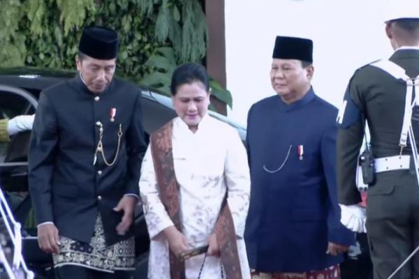 Jokowi tiba di Gedung MPR/DPR RI sekitar pukul 09.48 WIB.