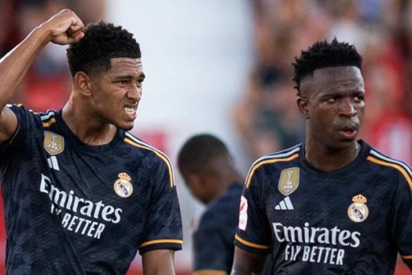 Pelatih Real Madrid, Carlo Ancelotti, menepis anggapan adanya friksi antara Vinicius Junior dan Jude Bellingham