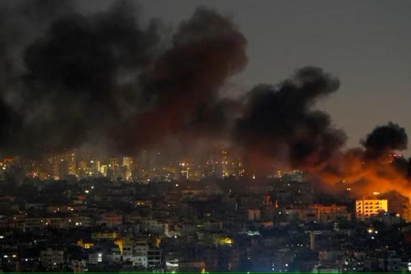 Warga Israel sebut serang Kelompok Keuangan terkait Hizbullah, Ledakan Bombardir Beirut