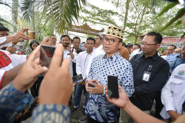 Mendes Yandri Kunjungi Destinasi Wisata Pengelola BUMDes di Lampung