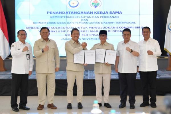 Kemendes PDT Gandeng KKP Kembangkan Potensi Perikanan Desa