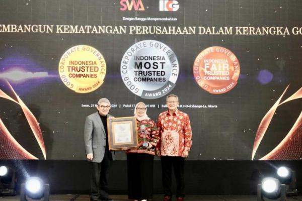 TASPEN Raih The Most Trusted Company Di Ajang Good Corporate Governance Award 2024