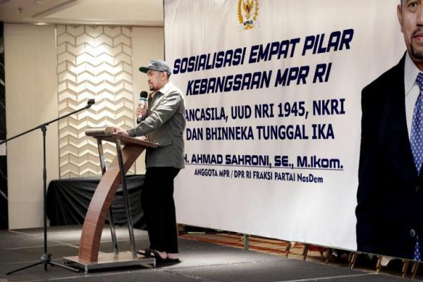 Sahroni Ingatkan Bahaya Judol saat Sosialisasi Empat Pilar MPR