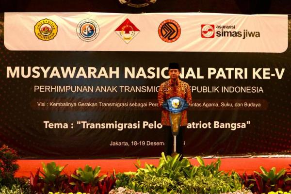 Mentrans Iftitah Ajak PATRI Sinergi dengan Para Tokoh Transmigran