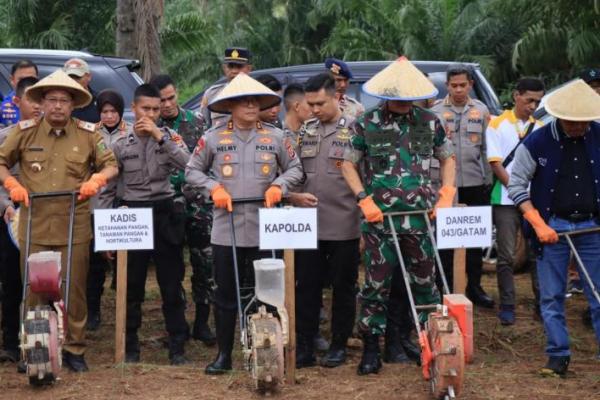 Polda Lampung Dukung Ketahanan Pangan Nasional, Siapkan Jutaan Hektar Lahan