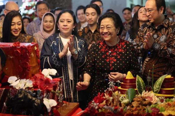 Keluarga dan Sahabat Rayakan Ulang Tahun Bareng Megawati di Batu Tulis