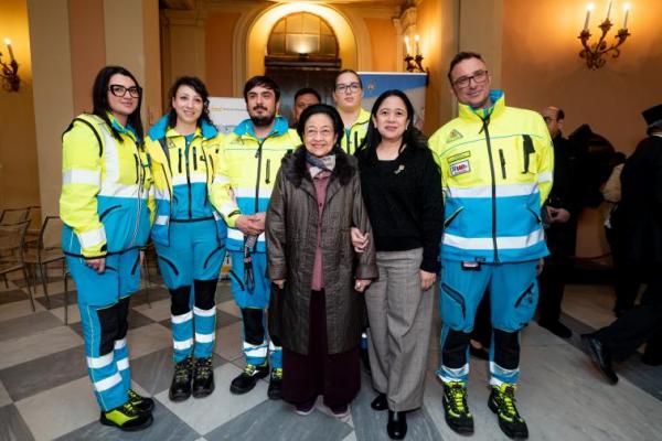 Bertemu Penyintas Konflik Gaza-Ukraina di Roma, Puan Teken Dukungan Buat Anak Korban Perang