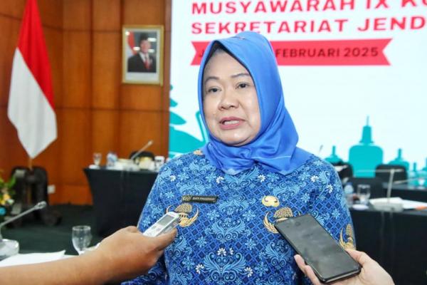 Siti Fauziah Terpilih Menjadi Ketua Dewan Pengurus Korpri Sekretariat Jenderal MPR RI periode 2025-2030