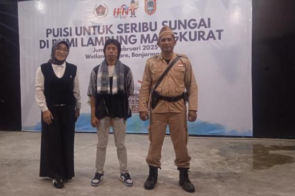 Lomba Baca Puisi HPN 2025 Banjarmasin, M Roni Juaranya