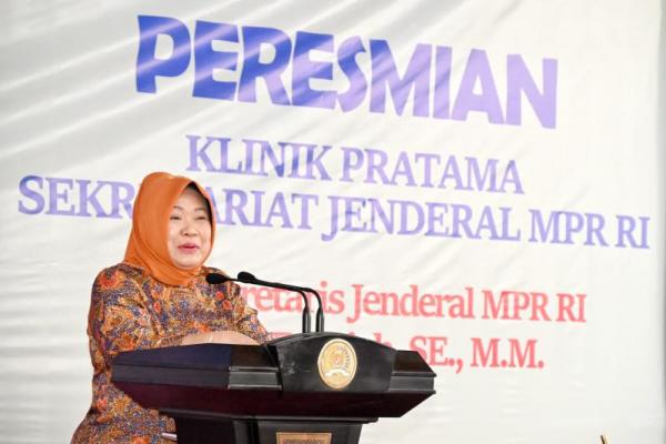 Peresmian Klinik Pratama MPR RI Oleh Sesjen MPR RI Siti Fauziah