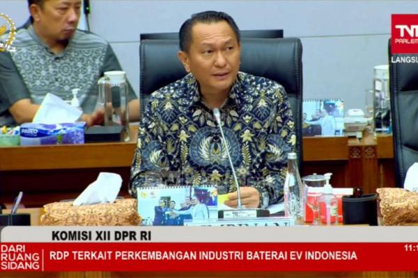 Komisi XII DPR RI mendukung BUMN Holding Industri Pertambangan Indonesia MIND ID untuk terus memperkuat ekosistem industri baterai kendaraan listrik di Indonesia