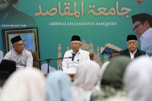 Buka Kajian Kitab Arrisalah, Kiai Ma`ruf Amin: Tradisi PKB